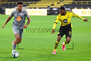 Eric Voufack, Rodney Elongo-Yombo Borussia Dortmund U23 vs. Rot-Weiss Essen 13.10.2023