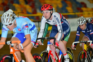 Katie Archibald: UEC Track Cycling European Championships, Netherlands 2013, Apeldoorn, Points Race, Qualifying and Finals, Women