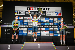 KOPECKY Lotte, PATERNOSTER Letizia, VALENTE Jennifer: UCI Track Cycling World Championships – Roubaix 2021