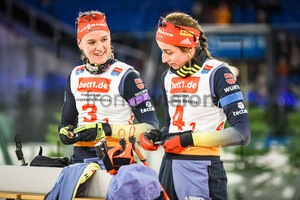 Denise Herrmann-Wick, Vanessa Voigt WTC Biathlon auf Schalke 28-12-2022