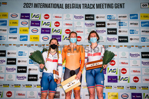 KENNY Laura, WILD Kirsten, ARCHIBALD Katie: Track Meeting Gent 2021 - Day 2