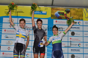 JOHANSSON Emma, CANUEL Karol-Ann, SPRATT Amanda: Thüringen Rundfahrt der Frauen 2015 - 7. Stage