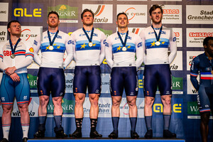 VAN DEN BERG Roy, HOOGLAND Jeffrey, LAVREYSEN Harrie, VAN LOON Tijmen: UEC Track Cycling European Championships – Grenchen 2023