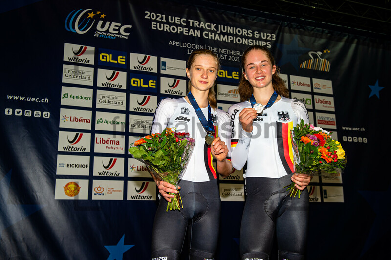 SIMON Jette, EBERLE Lana: UEC Track Cycling European Championships (U23-U19) – Apeldoorn 2021 