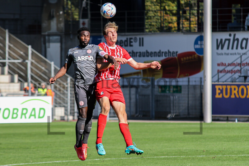 Daniel Heber SC Freiburg II vs. Rot-Weiss Essen Spielfotos 09.10.2022 