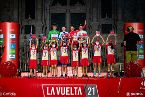 STORER Michael, ROGLIC Primoz, JAKOBSEN Fabio, MÄDER Gino: La Vuelta - 21. Stage