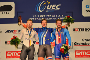 EILERS Joachim, HOOGLAND Jeffrey, WAGNER Robin: Track Elite European Championships - Grenchen 2015