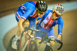 HOCHMANN Lucie, MACHACOVA Jarmila: Track Cycling World Cup - Glasgow 2016