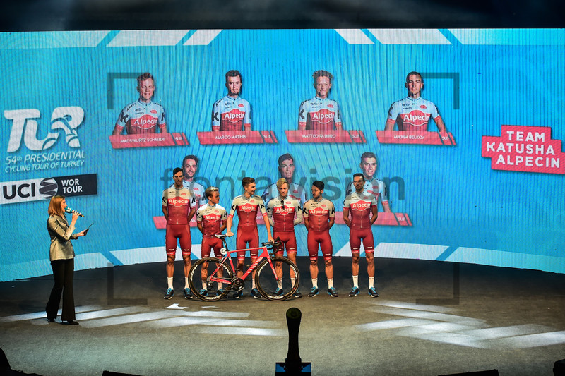 Team Katusha Alpecin: Tour of Turkey 2018 – Teampresentation 