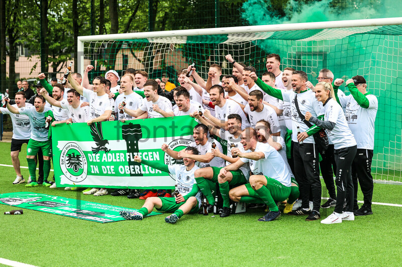 Adler Union Frintrop Aufstieg Oberliga Niederrhein Aufstiegsfeier 