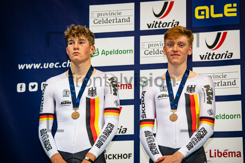 MASCHKE Malte, ZIPPAN Nicolas: UEC Track Cycling European Championships (U23-U19) – Apeldoorn 2021 