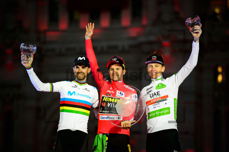VALVERDE BELMONTE Alejandro, ROGLIC Primoz, POGAÄŒAR Tadej: La Vuelta a EspaÃ±a 2019 - 21. Stage 