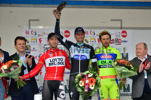 Jonas Van Genechten, Alessandro Petacchi, Daniele Colli: GP Pino Cerami 2014