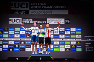 GEORGI Pfeiffer, FISHER-BLACK Niamh, BAUERNFEIND Ricarda: UCI Road Cycling World Championships 2022