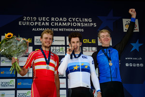 LARSEN Niklas, DAINESE Alberto, ÄRM Rait: UEC Road Championships 2019