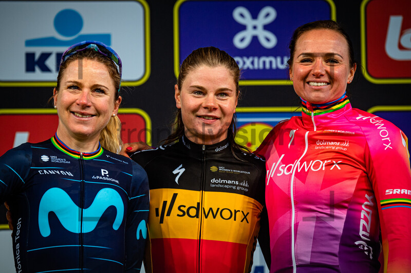 VAN VLEUTEN Annemiek, KOPECKY Lotte, VAN DEN BROEK-BLAAK Chantal: Ronde Van Vlaanderen 2022 - WomenÂ´s Race 