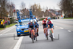 CROMWELL Tiffany, DE ROECK Naomi, POPELIER Lotte, DE CLERCQ Katrijn: Ronde Van Vlaanderen 2022 - Women´s Race