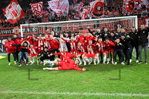 Rot-Weiss Essen feiert Sieg gegen Waldhof Mannheim 12.11.2023