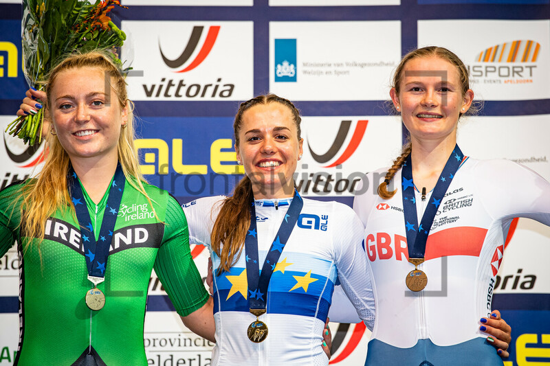 GILLESPIE Lara, ZANARDI Silvia, SMITH Abi: UEC Track Cycling European Championships (U23-U19) – Apeldoorn 2021 