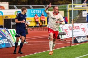 Felix Bastians Torkjubel VfB Oldenburg vs. Rot-Weiss Essen 06.11.2022