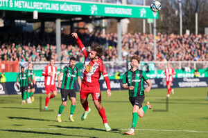 Jose-Enrique Rios Alonso Preußen Münster vs. Rot-Weiss Essen Spielfotos 28.01.2024