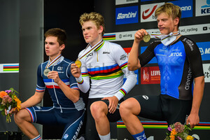 GREGOIRE Romain, HAGENES Per Strand, MIHKELS Madis: UCI Road Cycling World Championships 2021