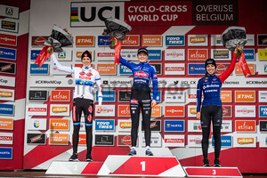 VAN EMPEL Fem, PIETERSE Puck, VAN ANROOIJ Shirin: UCI Cyclo Cross World Cup - Overijse 2022