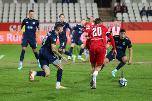 Leonardo Vonic Rot-Weiss Essen vs. FC Viktoria Köln Spielfotos 23.01.2024