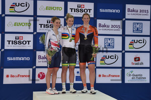 TROTT Laura, EDMONDSON Annette, WILD Kirsten: UCI Track Cycling World Championships 2015