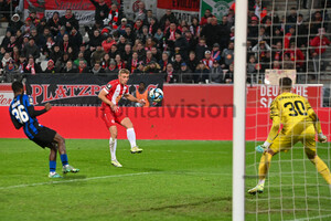 Cedric Harenbrock 3. Liga Rot-Weiss Essen - Waldhof Mannheim Spielfotos 12. November 2023