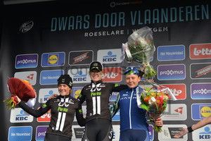 Floortje Mackaij, Amy Pieters, Christina Siggaard: 70. Dwars Door Vlaanderen 2015