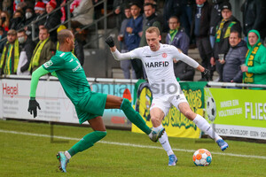 Felix Bastians SV Straelen - Rot-Weiss Essen Spielfotos 18-12-2021