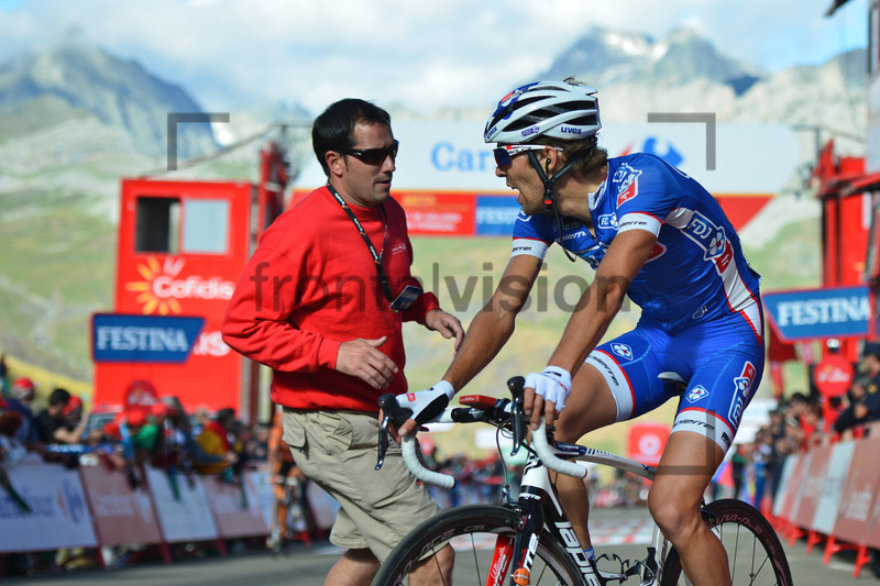 Thibaut Pinot: Vuelta a Espana, 16. Stage, From Graus To Sallent De Gallego Ã Aramon Formigal 