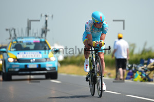 Francesco Gavazzi: 11. Stage, ITT from Avranches to Le Mont Saint Michel