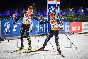 Josephine Dingelstedt, Oscar Barchewitz WTC Biathlon auf Schalke 28-12-2022