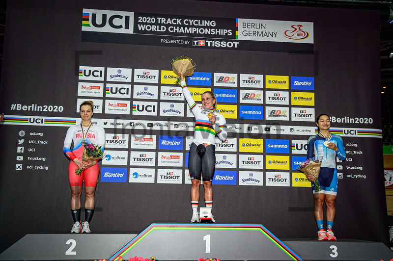 VOINOVA Anastasiia, HINZE Emma, LEE Wai Sze: UCI Track Cycling World Championships 2020 