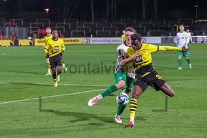 Abdoulaye Kamara Borussia Dortmund U23 vs. Preußen Münster Spielfotos 13.02.2024
