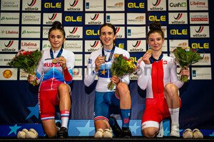 ABAIDULLINA Inna, COUZENS Millie, WANKIEWICZ Olga: UEC Track Cycling European Championships (U23-U19) – Apeldoorn 2021