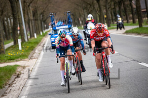 CROMWELL Tiffany, DE ROECK Naomi, POPELIER Lotte, DE CLERCQ Katrijn: Ronde Van Vlaanderen 2022 - WomenÂ´s Race