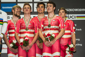 VON FOLSACH Casper, PEDERSEN Rasmus, JOHANSEN Julius, HANSEN Lasse Norman: UCI Track Cycling World Championships 2019