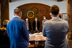 BRENNAUER Lisa, BRAUßE Franziska, WILD Kirsten: Olympic Participants Party