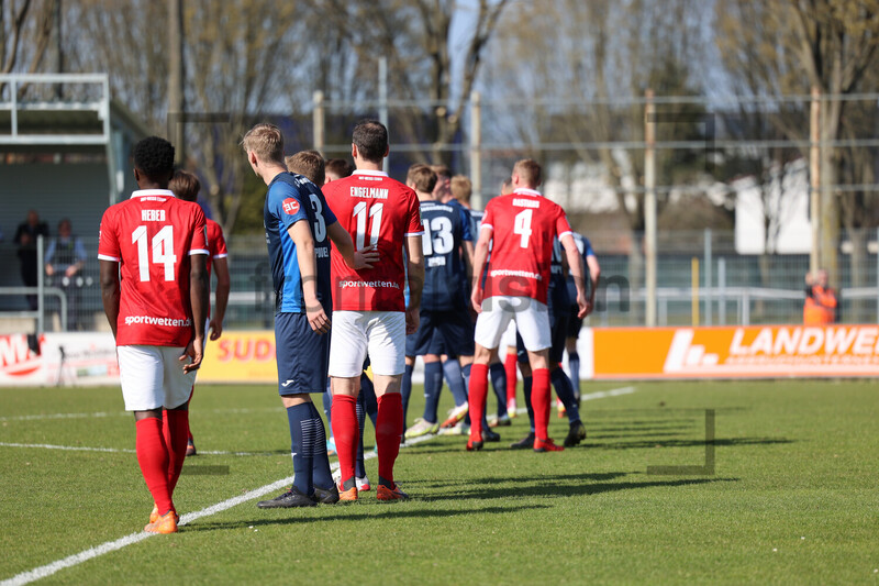 SC Wiedenbrück vs. Rot-Weiss Essen Spielfotos 26-03-2022 