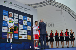 Simon Gerrans, Michal Kwiatkowski, Alejandro Valverde: UCI Road World Championships 2014 – Men Elite Road Race