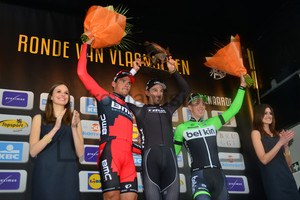 Greg Van Avermaet, Fabian Cancellara, Sep Vanmarcke: 98. Ronde Van Vlaanderen 2014