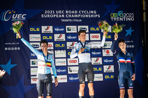UIJTDEBROEKS Cian, SEGAERT Alec, LE HUITOUZE Eddy: UEC Road Cycling European Championships - Trento 2021