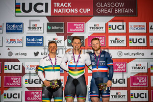 RICHARDSON Matthew, LAVREYSEN Harrie, VIGIER Sebastien: UCI Track Nations Cup Glasgow 2022