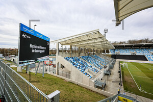 Ludwigsparkstadion Saarbrücken Gästetribüne.