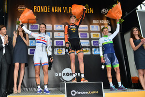 Elizabeth Armitstead, Ellen Van Dijk, Emma Johansson: 98. Ronde Van Vlaanderen 2014