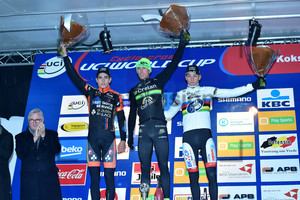 VAN AERT Wout, NYS Sven, VAN DER POEL Mathieu: UCI-WC - CycloCross - Koksijde 2015