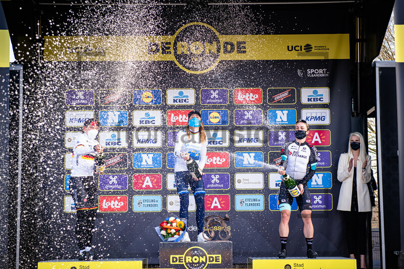 BRENNAUER Lisa, VAN VLEUTEN Annemiek, BROWN Grace: Ronde Van Vlaanderen 2021 - Women 
